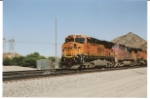 BNSF 7395 first new ES44DC for 7400 series decends into The LA BASIN